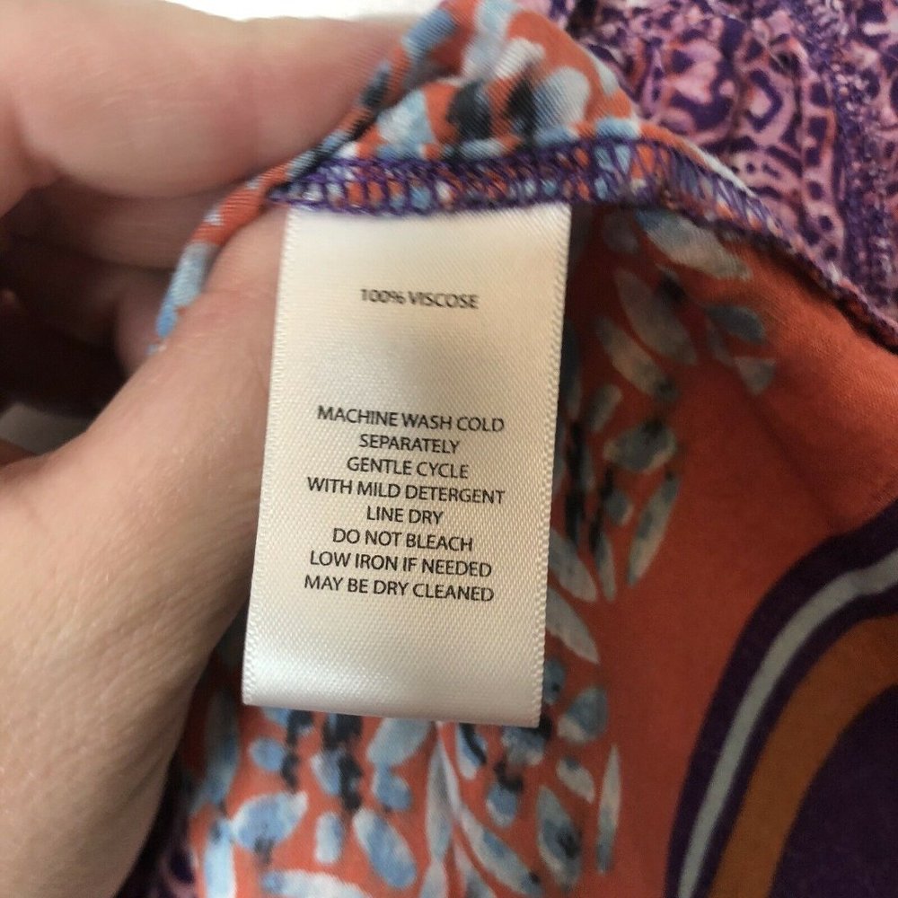 Beach Lunch Lounge M Medallion Pullover Purple Cor - Picture 8 of 9